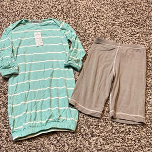 NWT Everly Grey Baby Sleep Sack & Bamboo Kicky Pants